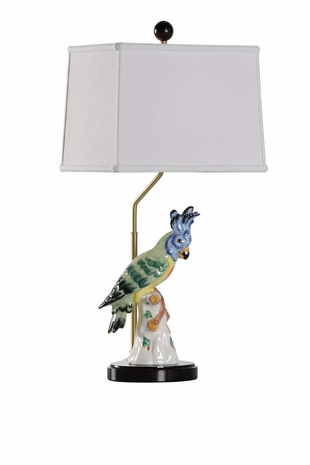 69916 Chelsea House Hope Parrot Lamp - Right Facing