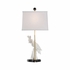 69918 Chelsea House Hope Parrot Lamp - White - Right Facing