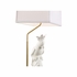 69919 Chelsea House Hope Parrot Lamp - White - Left Facing