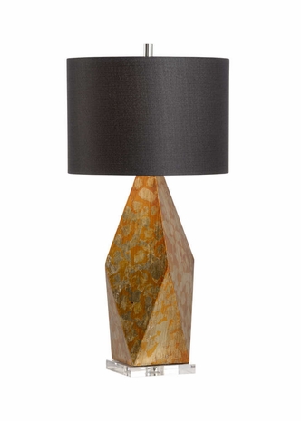 69955 Chelsea House Metal Mottled Gold Vermont Lamp