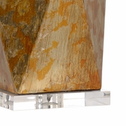 69955 Chelsea House Metal Mottled Gold Vermont Lamp