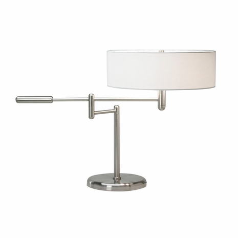 7000.13 Sonneman Modern Origins Perno Table Lamp in Satin Nickel Finish
