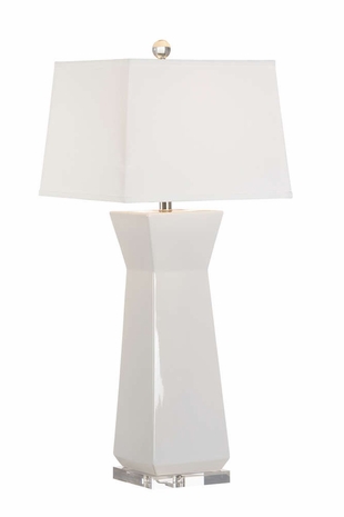 70047 Jamie Merida Fontainebleau Table Lamp - White