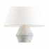 70062 Bill Cain 33.5in. Ceramic Paint Splatter Table Lamp with Linen Shade and Blue Swirl Glaze/Antique Brass Finish