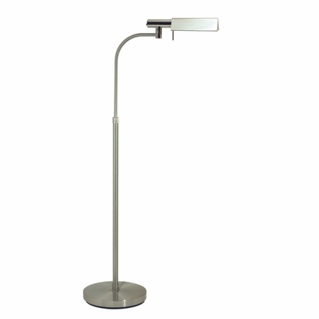 7011.13 Sonneman Modern Origins E Tenda Floor Lamp in Satin Nickel Finish