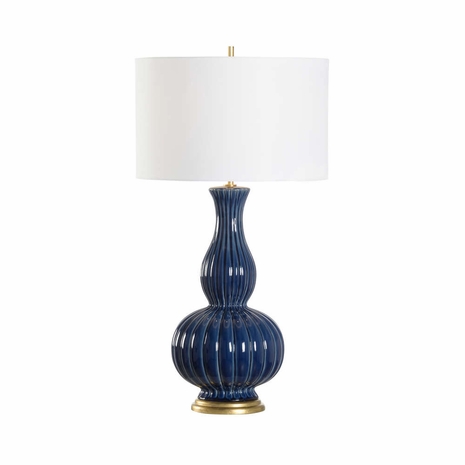 70130 Bill Cain Augusta Lamp - Blue