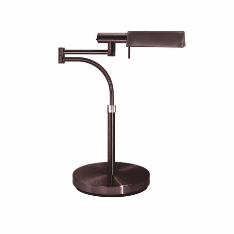 7014.30 Sonneman Modern Origins E Tenda Swing Arm Table Lamp in Rose Bronze Finish