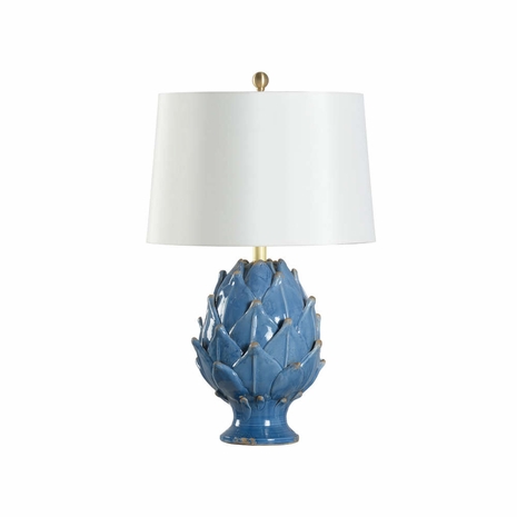 70175 Chelsea House Artichoke Lamp - Blue