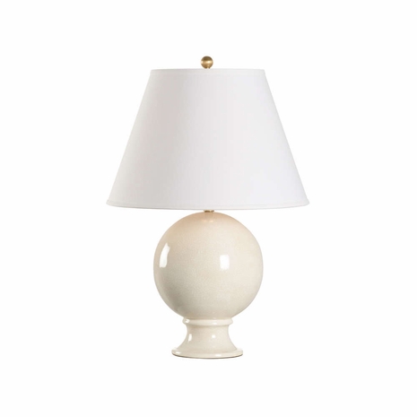 70179 Chelsea House Sphere Table Lamp - Cream