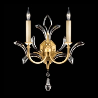 701850-SF3 Fine Art Lamps Beveled Arcs 22"H Sconce with Gold Finish