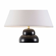 70193 Bill Cain Rotunda Table Lamp - Black