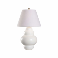 70194 Bill Cain Rotunda Table Lamp - White