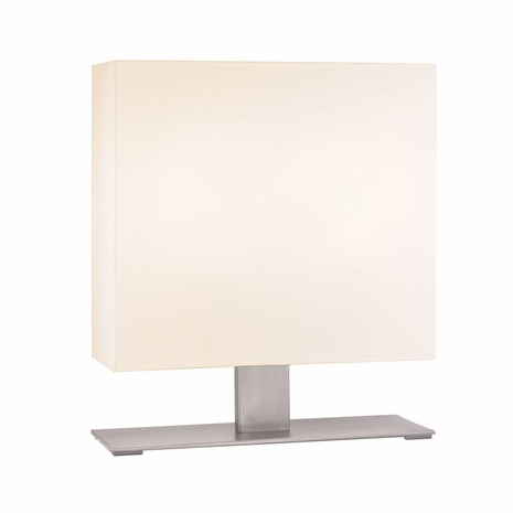 7021.13F Sonneman Modern Origins, Warm Contemporary Mitra Low Table in Satin Nickel Finish