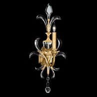 704950-3 Fine Art Lighting Beveled Arcs 29"H Sconce with Gold Leaf Finish