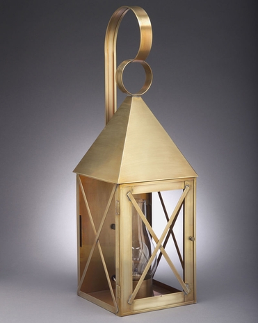 7051 Northeast Lantern York (2) Light Candelabra Wall Fixture With Multiple Glass & Finish Options