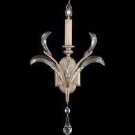 705150 Fine Art Lighting Beveled Arcs 25"H Sconce with Silver Finish