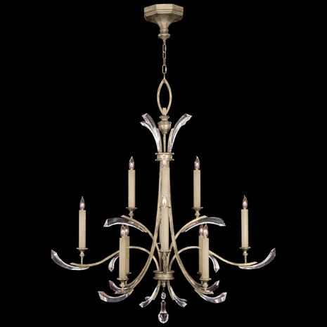 705340ST Fine Art Lamps Beveled Arcs Chandelier