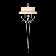 706950-4 Fine Art Lighting Beveled Arcs 66"H Sconce with Silver Leaf Finish
