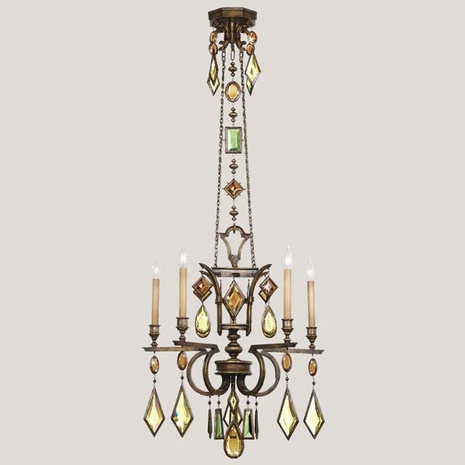 708340 Fine Art Lamps Encased Gems Chandelier