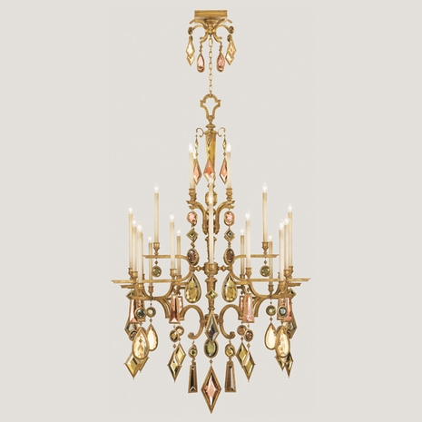 709440 Fine Art Lamps Encased Gems Chandelier