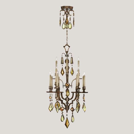 712040 Fine Art Lamps Encased Gems Chandelier