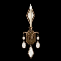717850-3ST Fine Art Lamps Encased Gems 29"H Sconce with Bronze Finish