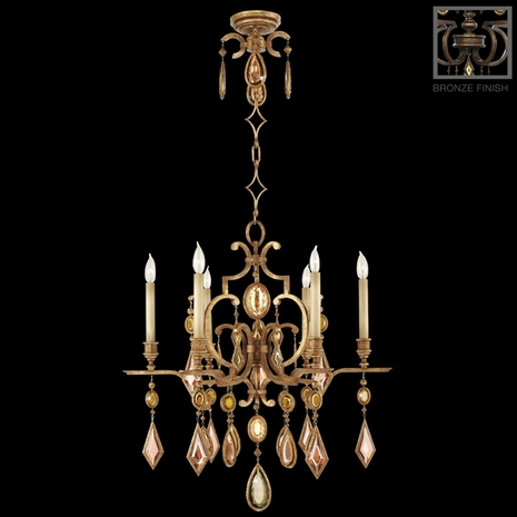 718240-2ST Fine Art Lamps Encased Gems Collection Chandelier
