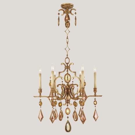 718240 Fine Art Lamps Encased Gems Chandelier
