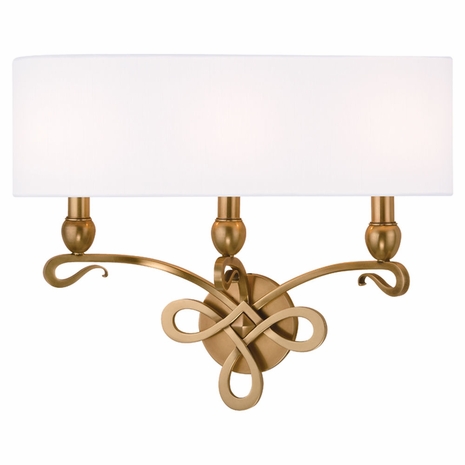 7213 Hudson Valley Pawling 3 Light Wall Sconce