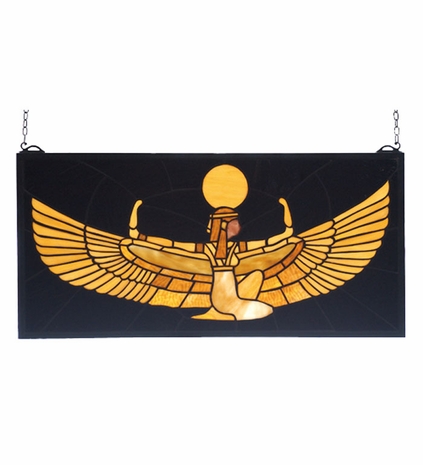 72258 Meyda Tiffany Egyptian Goddess Maat Window