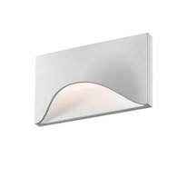7236.98-WL Sonneman Tides Inside-Out Low LED Sconce with Textured White Finish