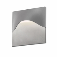 7237.74-WL Sonneman Tides Inside-Out High LED Sconce with Textured Gray Finish