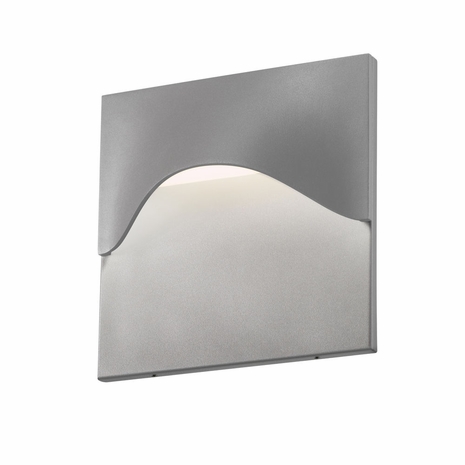 7237.74-WL Sonneman Tides Inside-Out High LED Sconce with Textured Gray Finish