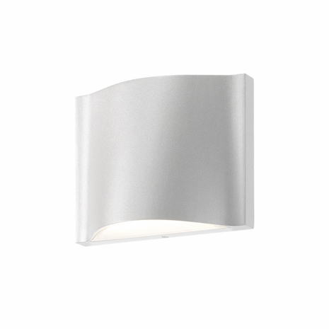 7238.98-WL Sonneman Drift Inside-Out Single LED Sconce with Textured White Finish