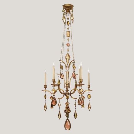 725440 Fine Art Lamps Encased Gems Chandelier