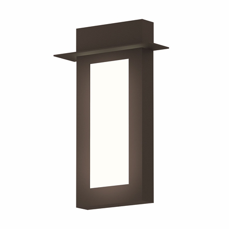 7270.72-WL Sonneman Prairie Inside-Out 18" LED Sconce with Textured Bronze Finish