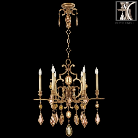 729440-2ST Fine Art Lamps Encased Gems Collection Chandelier