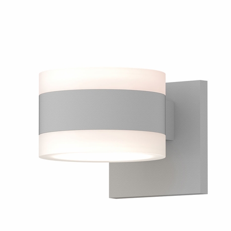 7302.FW.FW.98-WL Sonneman REALS Inside-Out Up/Down LED Sconce with Textured White Finish