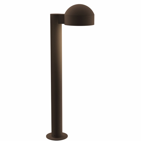 7304.DC.PL.72-WL Sonneman REALS Inside-Out 22" LED Path Light Bollard with Textured Bronze Finish