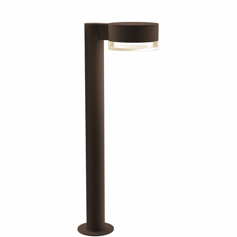 7304.PC.FH.72-WL Sonneman REALS Inside-Out 22" LED Path Light Bollard with Textured Bronze Finish