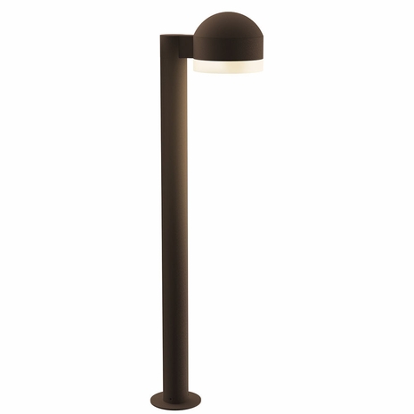 7305.DC.FW.72-WL Sonneman REALS Inside-Out 28" LED Path Light Bollard with Textured Bronze Finish