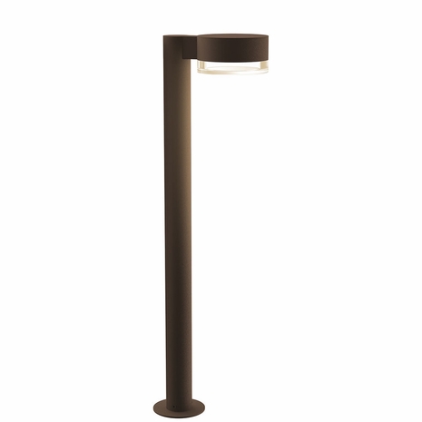 7305.PC.FH.72-WL Sonneman REALS Inside-Out 28" LED Path Light Bollard with Textured Bronze Finish