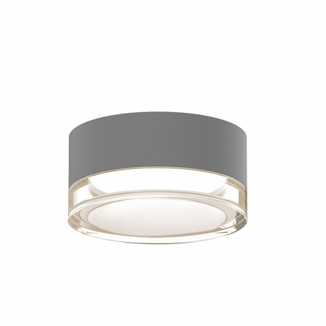 7309.XX.FH.74-WL Sonneman REALS Inside-Out LED Surface Mount with Textured Gray Finish