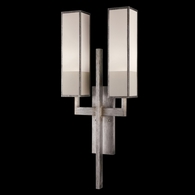 733050-2GU Fine Art Lamps 2 Light Perspectives 33" Sconce with Silver Finish