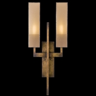 733050GU Fine Art Lamps 2 Light Perspectives 33" Sconce with Bronze Finish