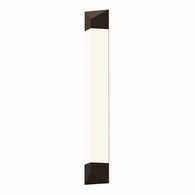 7334.72-WL Sonneman Triform Inside-Out 36" LED Sconce with Textured Bronze Finish