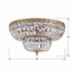 736-OB-CL-SAQ Crystorama 14 Light Spectra Crystal Ceiling Mount