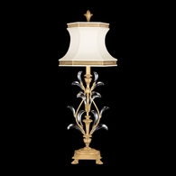 737810-3 Fine Art Lighting Beveled Arcs 41"H Table Lamp with Gold Leaf Finish