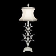 737810-4 Fine Art Lighting Beveled Arcs 41"H Table Lamp with Silver Leaf Finish
