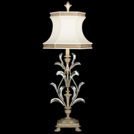 737810ST Fine Art Lighting Beveled Arcs 41"H Table Lamp with Silver Finish